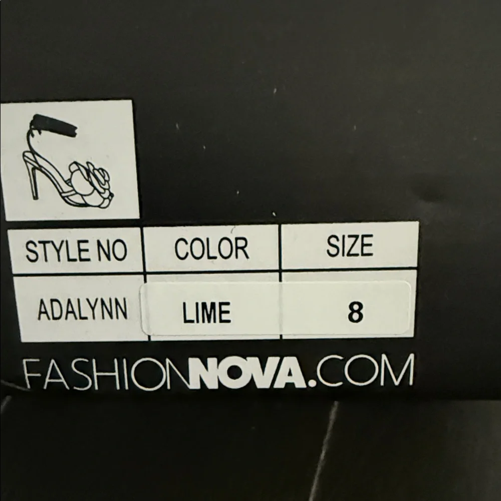 Fashion Nova Yellow Rose Slingback Heels - Picture 7 of 7